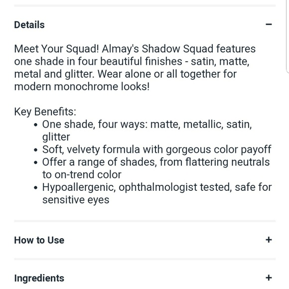 NIP Almay Shadow Squad Eyeshadow Here Goes Nothing - Picture 3 of 4